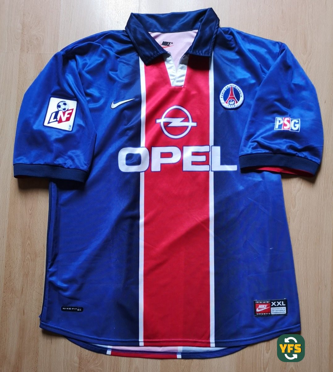 PSG 1998-1999 Home Store Version Nike - YourFootballShirt - Photo 1