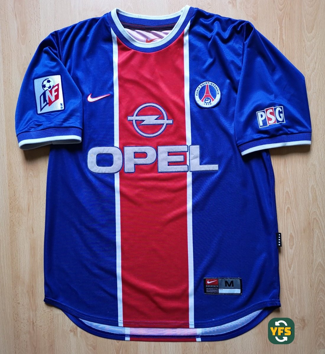 PSG 1999-2000 Home Store Version Nike - YourFootballShirt - Photo 1