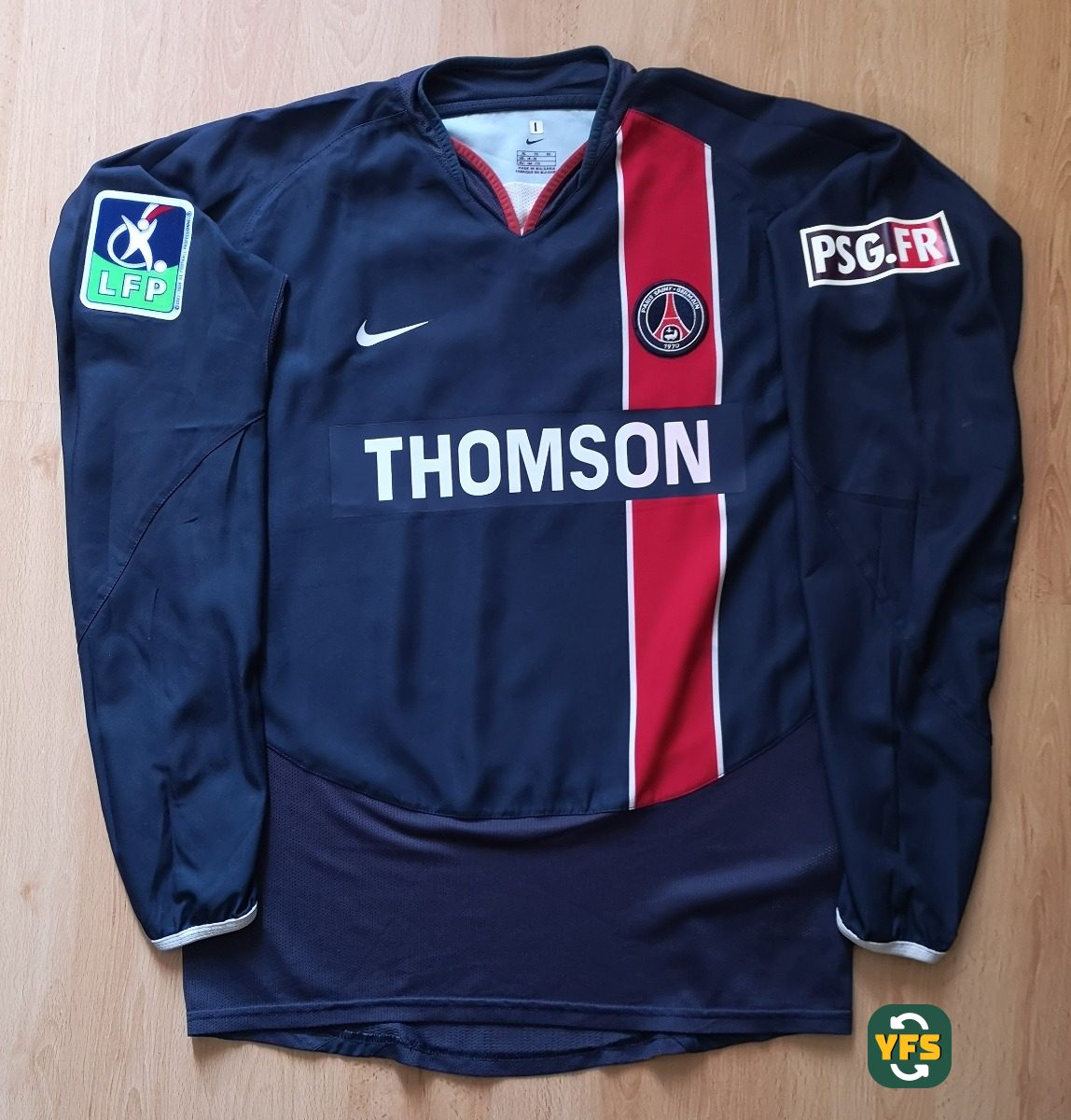 PSG 2003-2004 Home Store Version Nike - YourFootballShirt - Photo 1