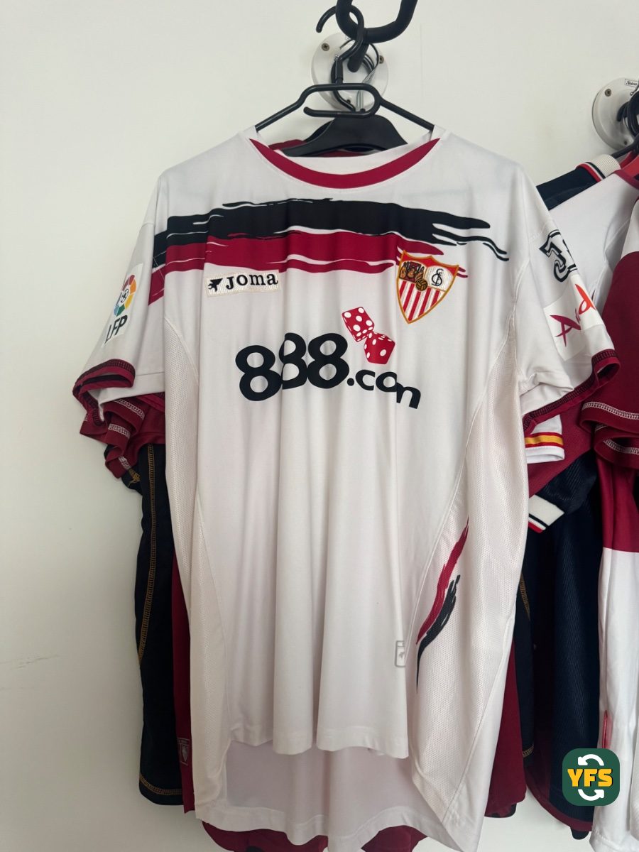 Sevilla FC 2006-2007 Home Store Version Joma - YourFootballShirt - Photo 1