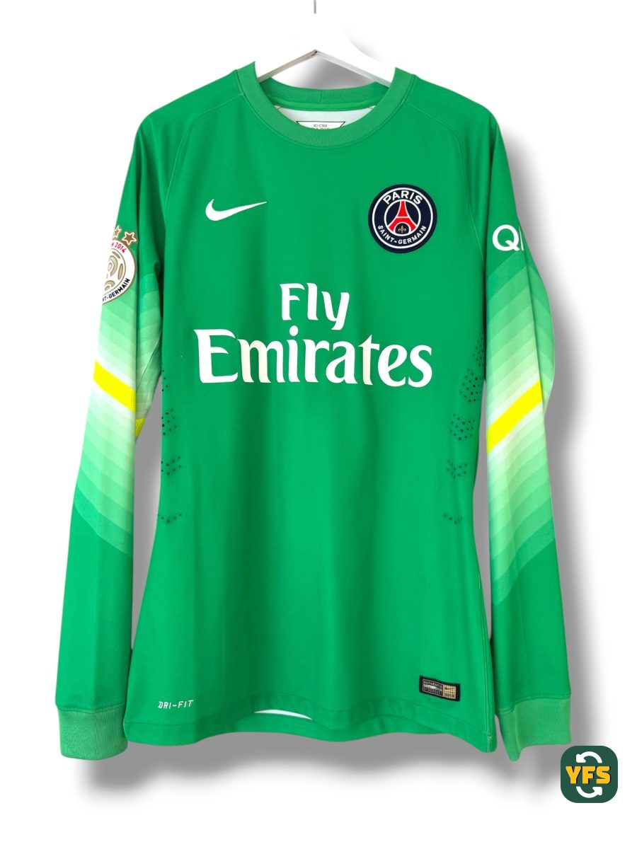 PSG 2014-2015 Goalkeeper Issued Nike - YourFootballShirt - Photo 1