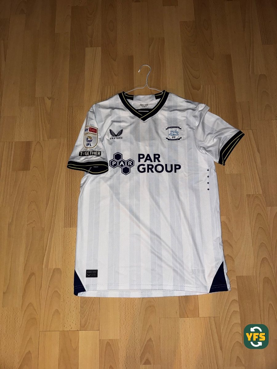 Preston North End 2024-2025 Home Issued Castore - YourFootballShirt - Photo 1