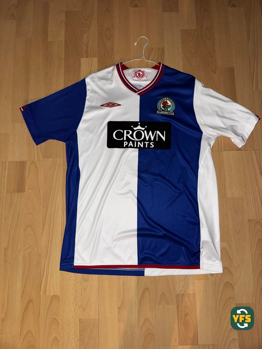 Blackburn Rovers 2009-2010 Home Store Version Umbro - YourFootballShirt - Photo 1