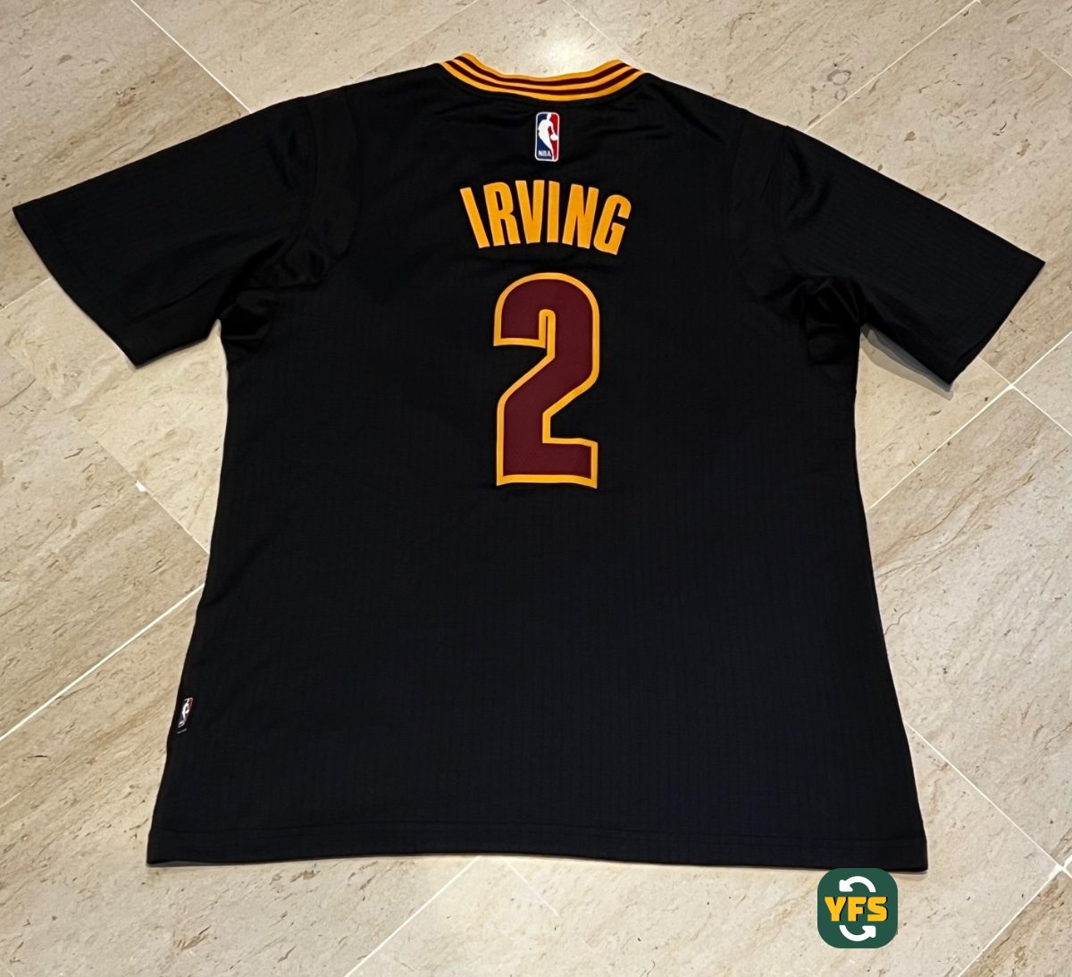 Cleveland Cavs 2015-2016 Away Pro Version Adidas - YourFootballShirt - Photo 1