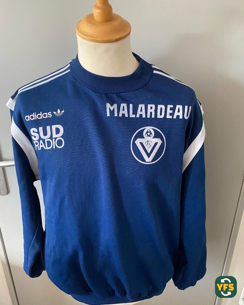 Girondins de Bordeaux 1984-1985 Training Match Worn Adidas - YourFootballShirt