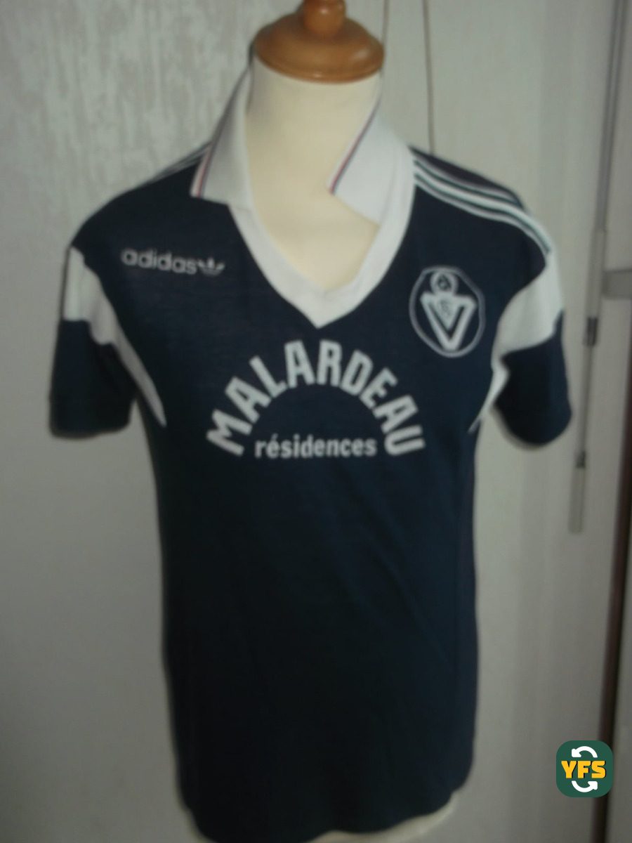 Girondins de Bordeaux 1984-1985 Home Match Worn Adidas - YourFootballShirt - Photo 1
