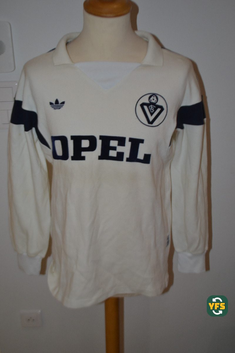 Girondins de Bordeaux 1985-1986 Away Match Worn Adidas - YourFootballShirt - Photo 1