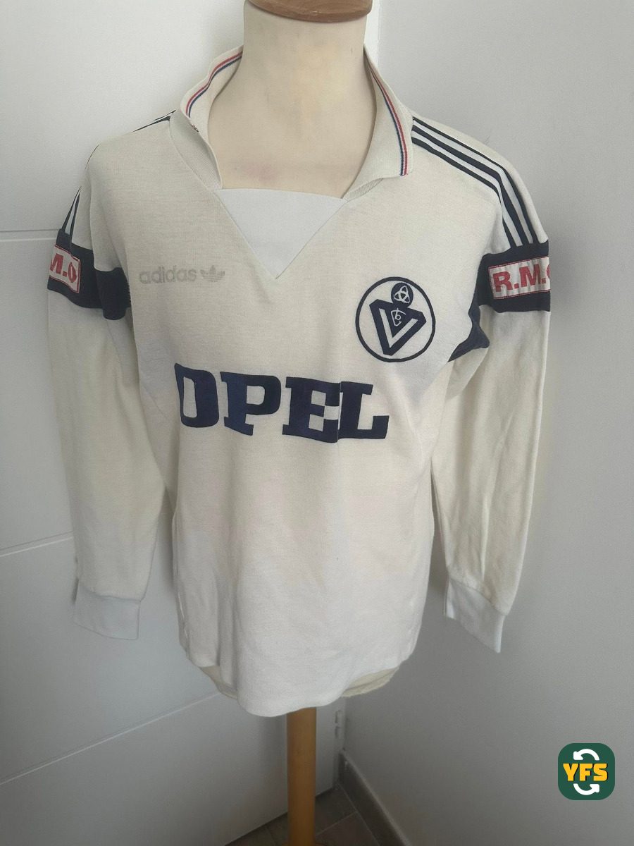 Girondins de Bordeaux 1985-1986 Away Match Worn Adidas - YourFootballShirt - Photo 1
