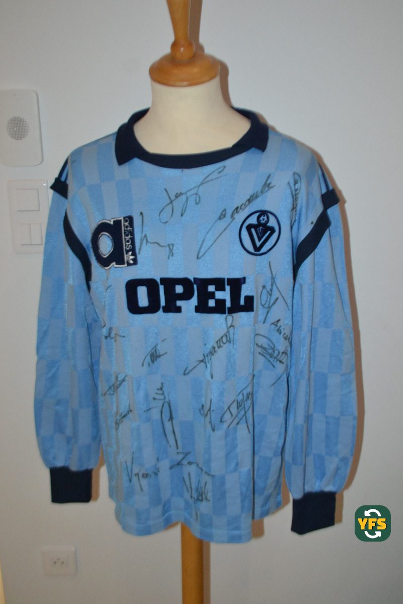 Girondins de Bordeaux 1985-1986 Goalkeeper Match Worn Adidas - YourFootballShirt - Photo 1