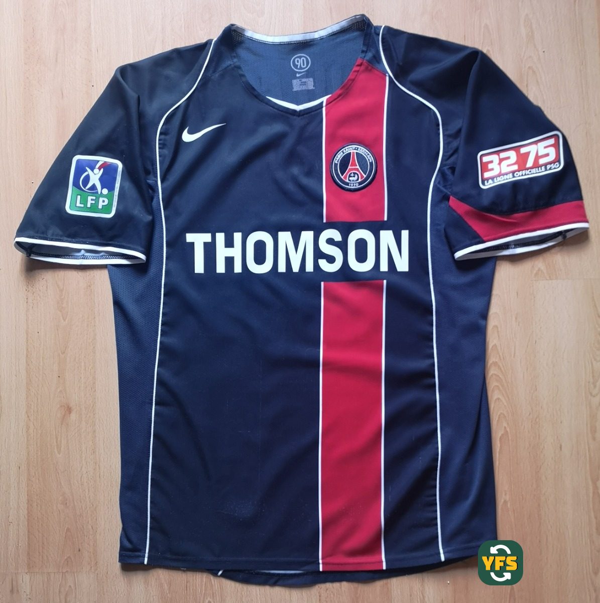 PSG 2004-2005 Home Store Version Nike - YourFootballShirt - Photo 1