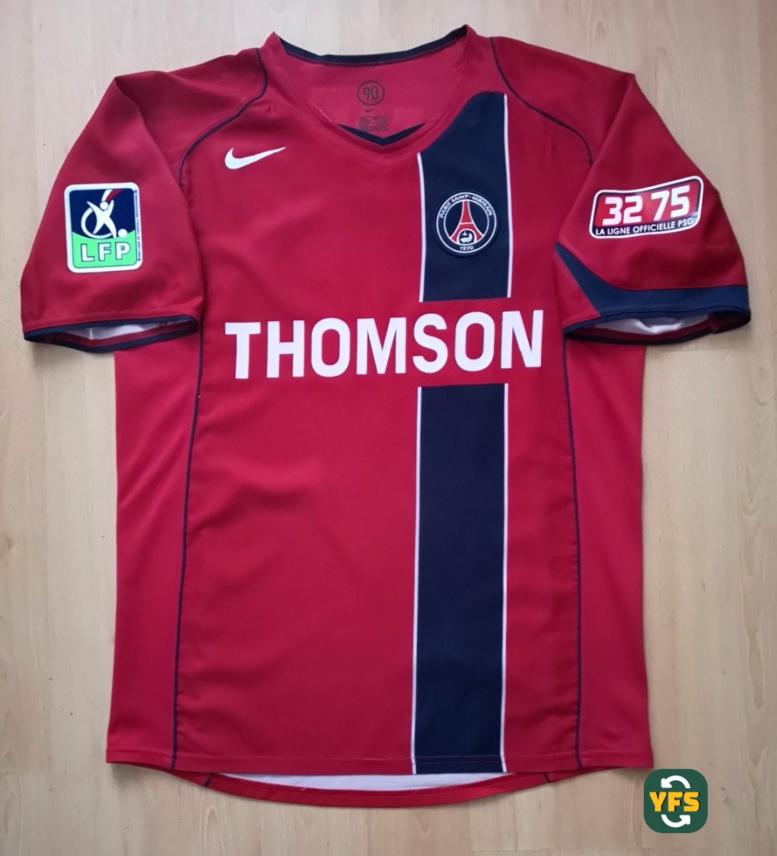 PSG 2004-2005 Away Store Version Nike - YourFootballShirt - Photo 1