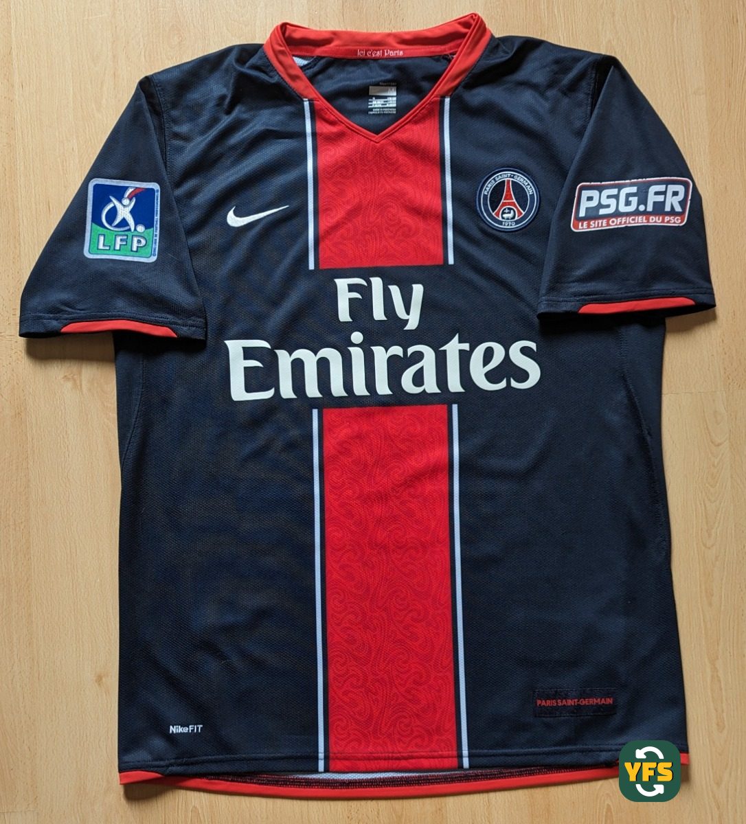 PSG 2007-2008 Home Store Version Nike - YourFootballShirt - Photo 1