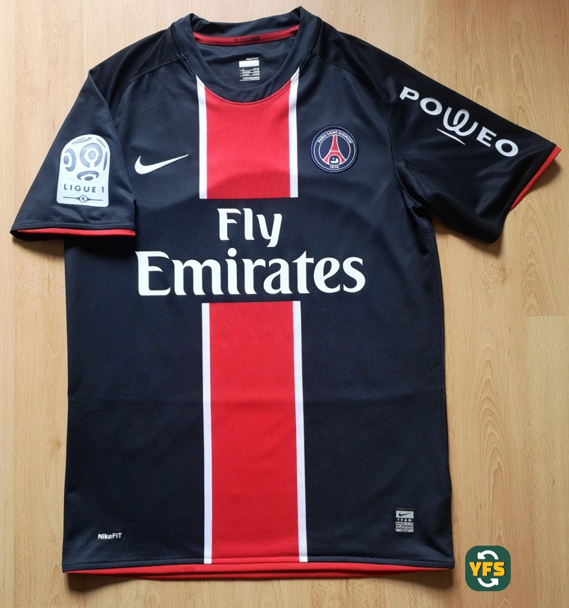 PSG 2008-2009 Home Store Version Nike - YourFootballShirt - Photo 1