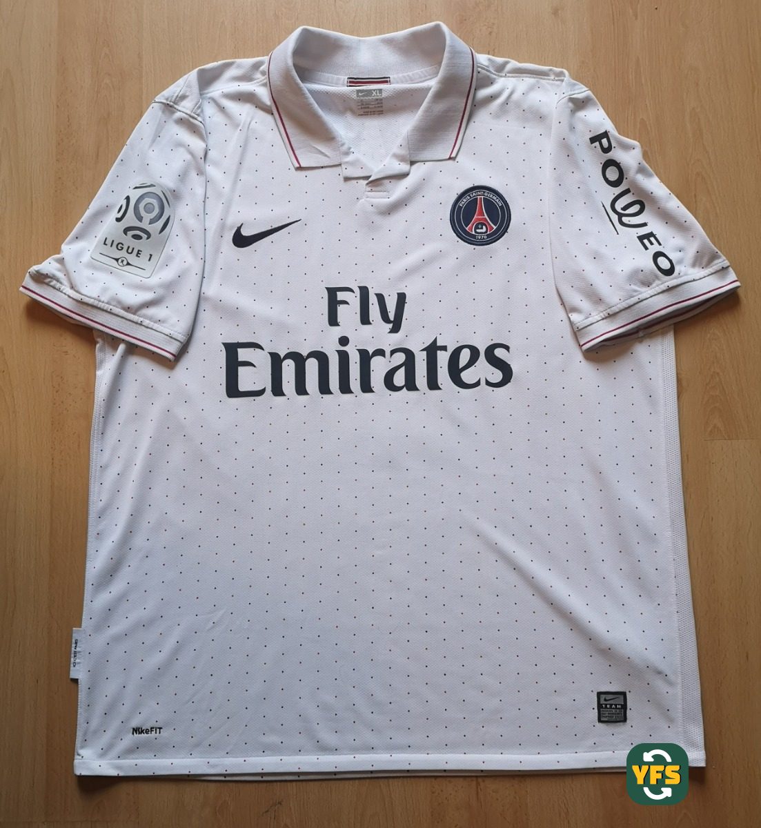 PSG 2009-2010 Away Issued Nike - YourFootballShirt - Photo 1