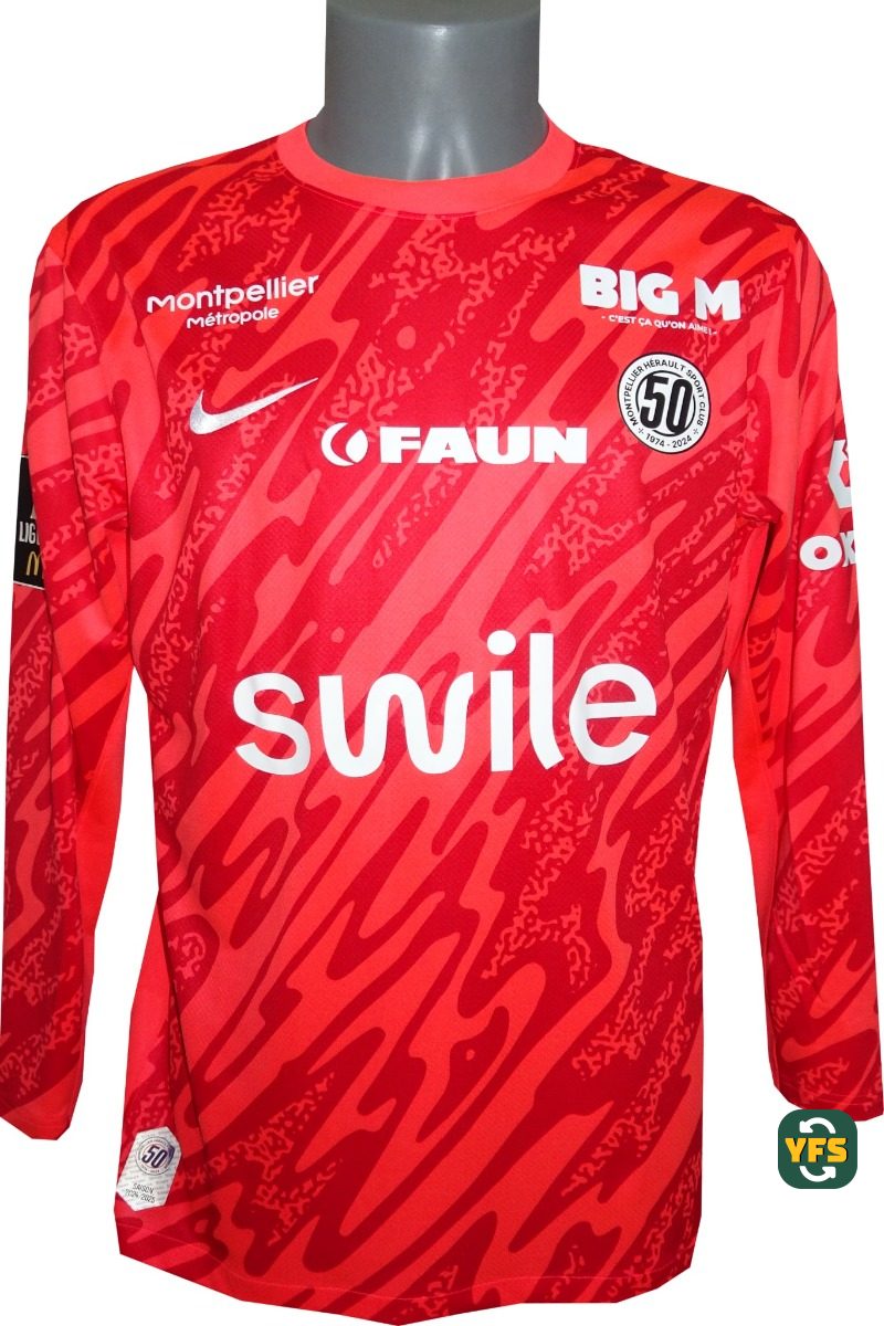 Montpellier HSC 2024-2025 Goalkeeper Issued Nike - YourFootballShirt - Photo 1