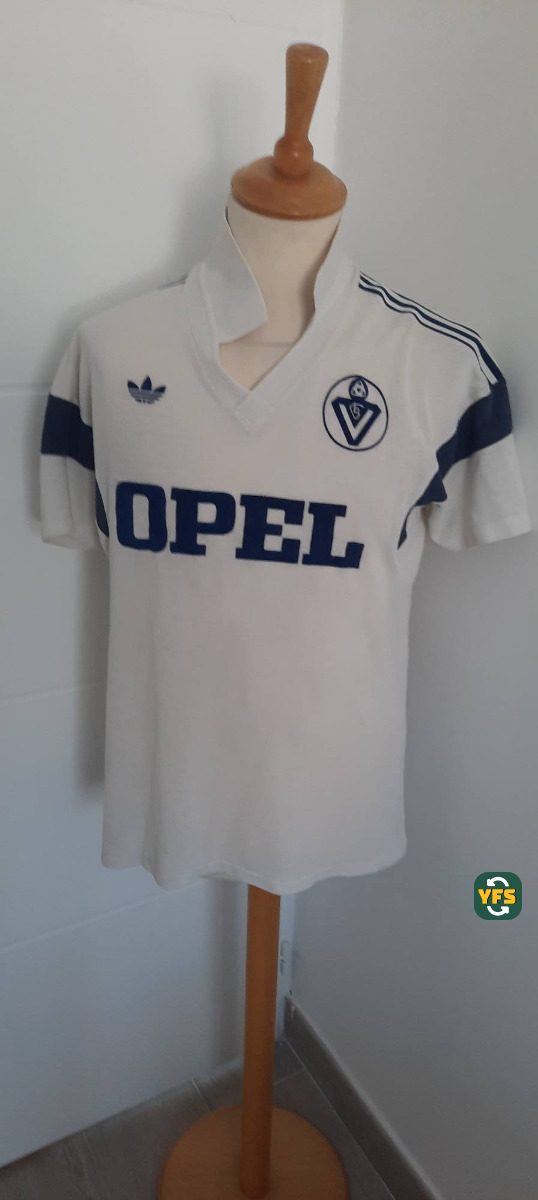 Girondins de Bordeaux 1986-1987 Away Match Worn Adidas - YourFootballShirt - Photo 1