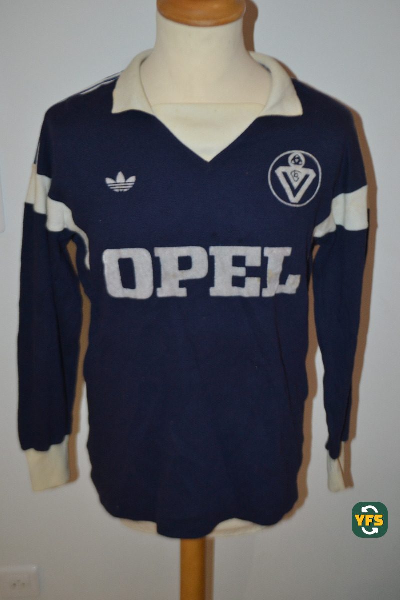 Girondins de Bordeaux 1986-1987 Home Match Worn Adidas - YourFootballShirt - Photo 1