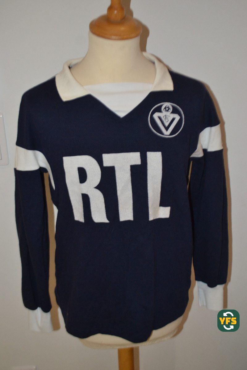 Girondins de Bordeaux 1986-1987 Home Match Worn Adidas - YourFootballShirt - Photo 1
