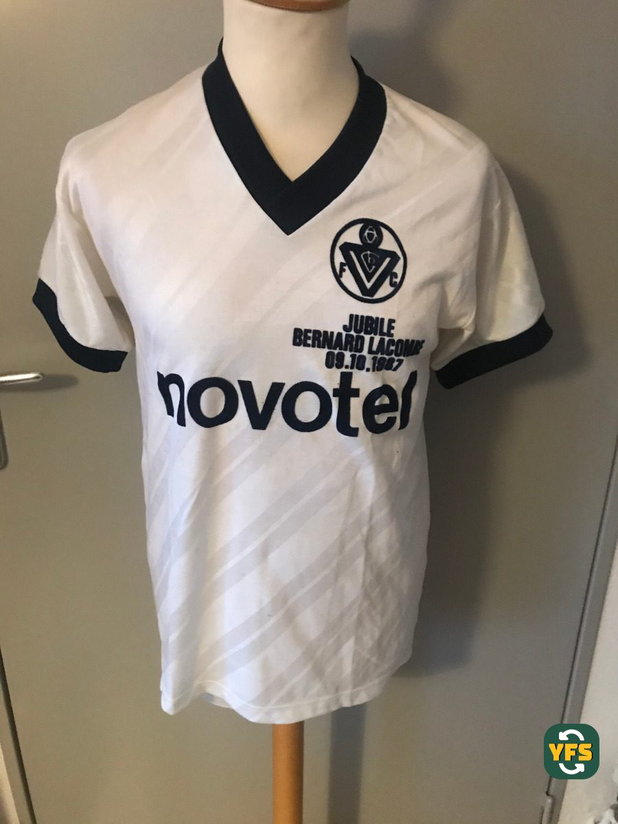 Girondins de Bordeaux 1987-1988 Away Match Worn autre - YourFootballShirt - Photo 1