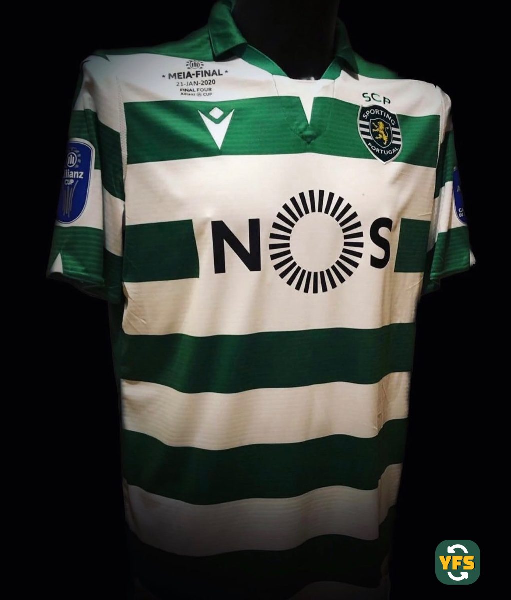Sporting Lisboa 2019-2020 Home Issued Macron - YourFootballShirt - Photo 1