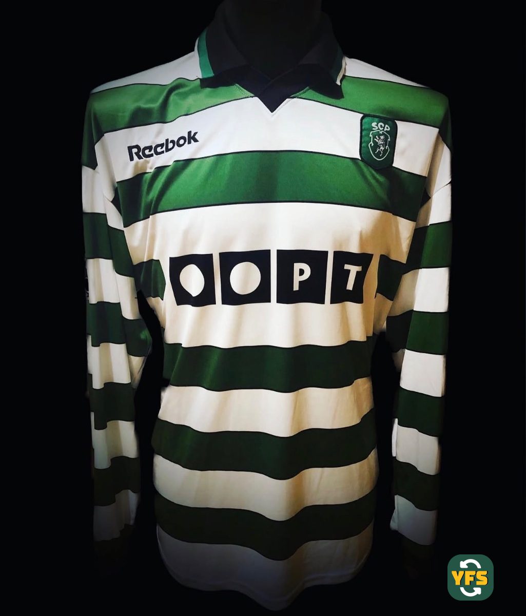 Sporting Lisboa 2000-2001 Home Issued Reebok - YourFootballShirt - Photo 1