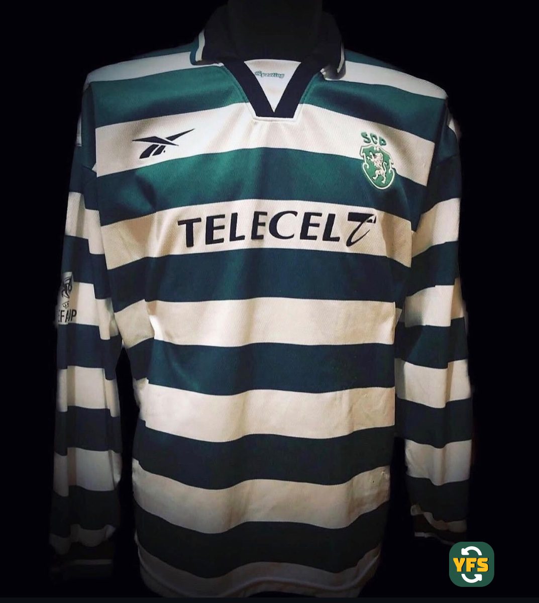 Sporting Lisboa 1999-2000 Home Issued Reebok - YourFootballShirt - Photo 1