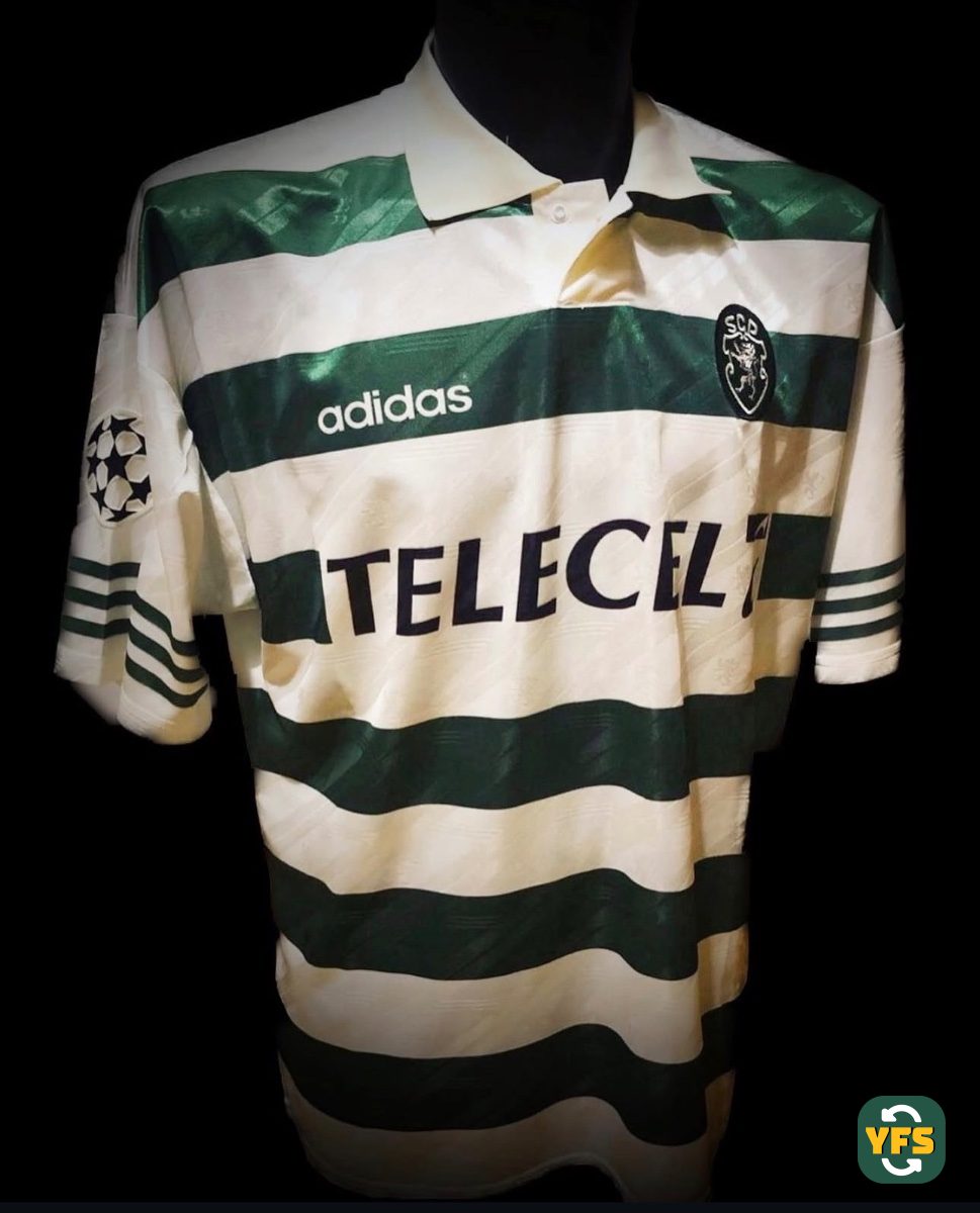 Sporting Clube Portugal 1997-1998 Home Match Worn Adidas - YourFootballShirt - Photo 1