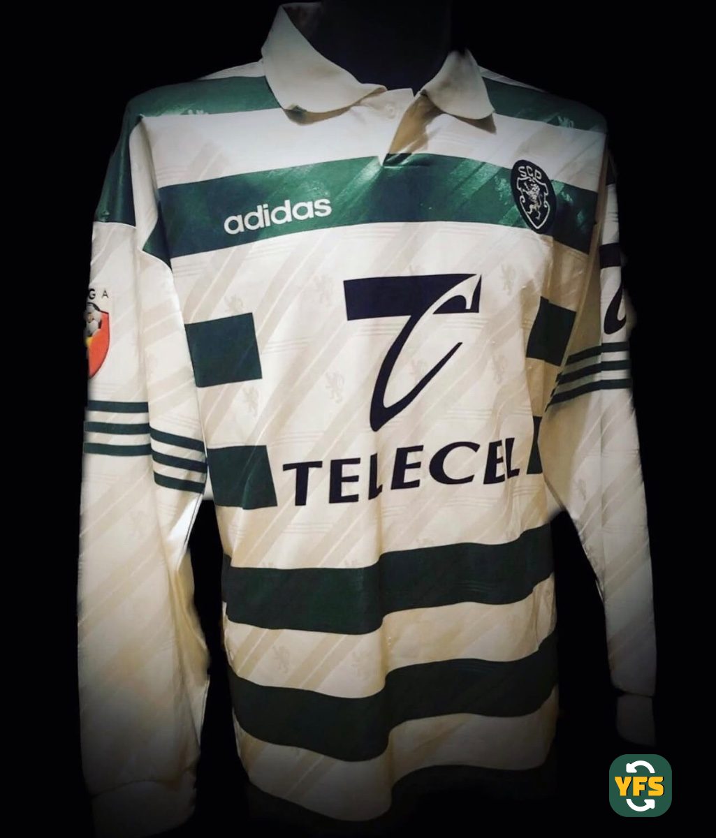 Sporting Clube Portugal 1997-1998 Home Match Worn Adidas - YourFootballShirt - Photo 1