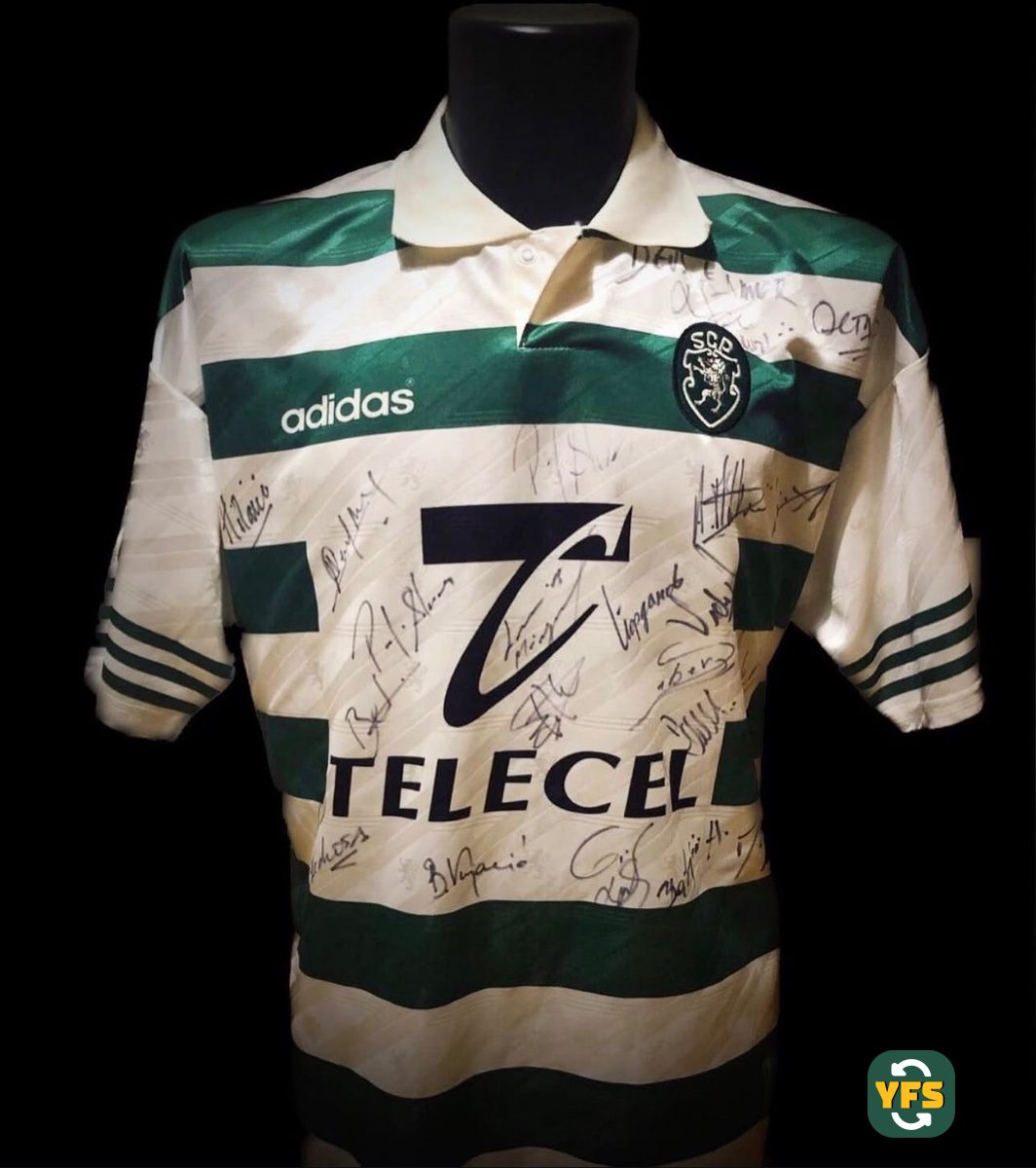 Sporting Clube Portugal 1996-1997 Home Match Worn Adidas - YourFootballShirt - Photo 1