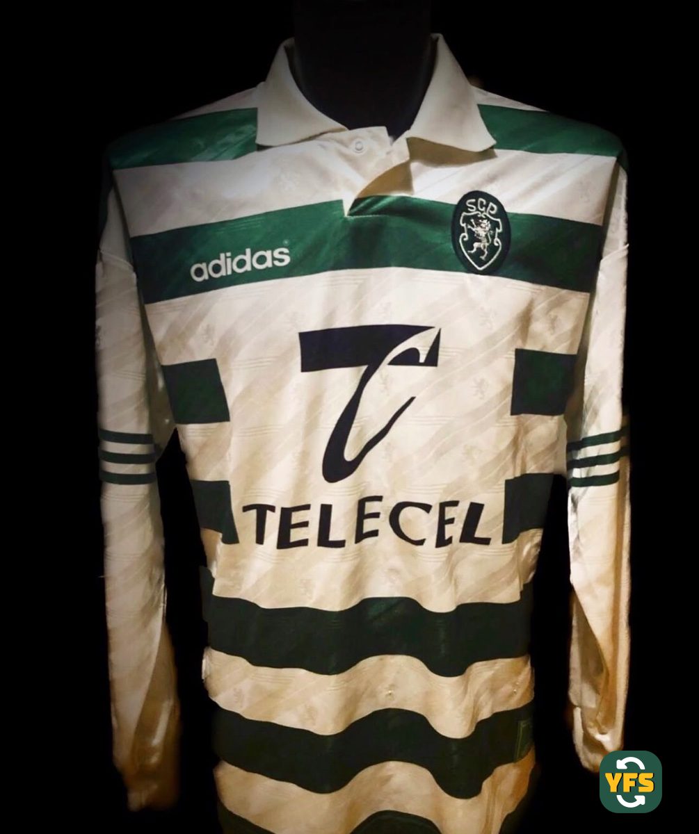 Sporting Clube Portugal 1996-1997 Home Match Worn Adidas - YourFootballShirt - Photo 1
