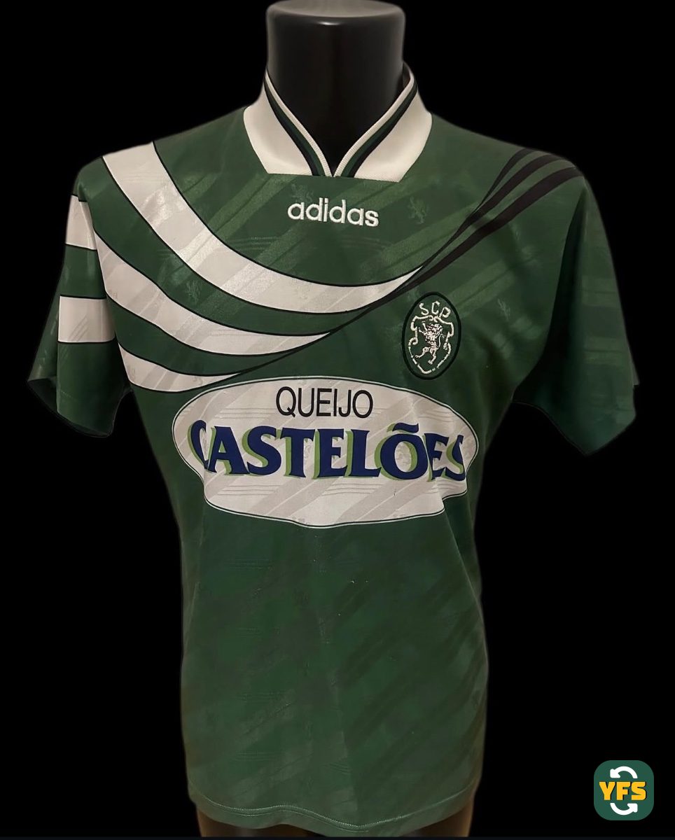 Sporting Clube Portugal 1994-1995 Third Match Worn Adidas - YourFootballShirt - Photo 1