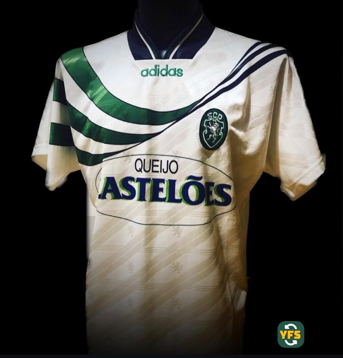 Sporting Clube Portugal 1994-1995 Away Store Version Adidas - YourFootballShirt - Photo 1