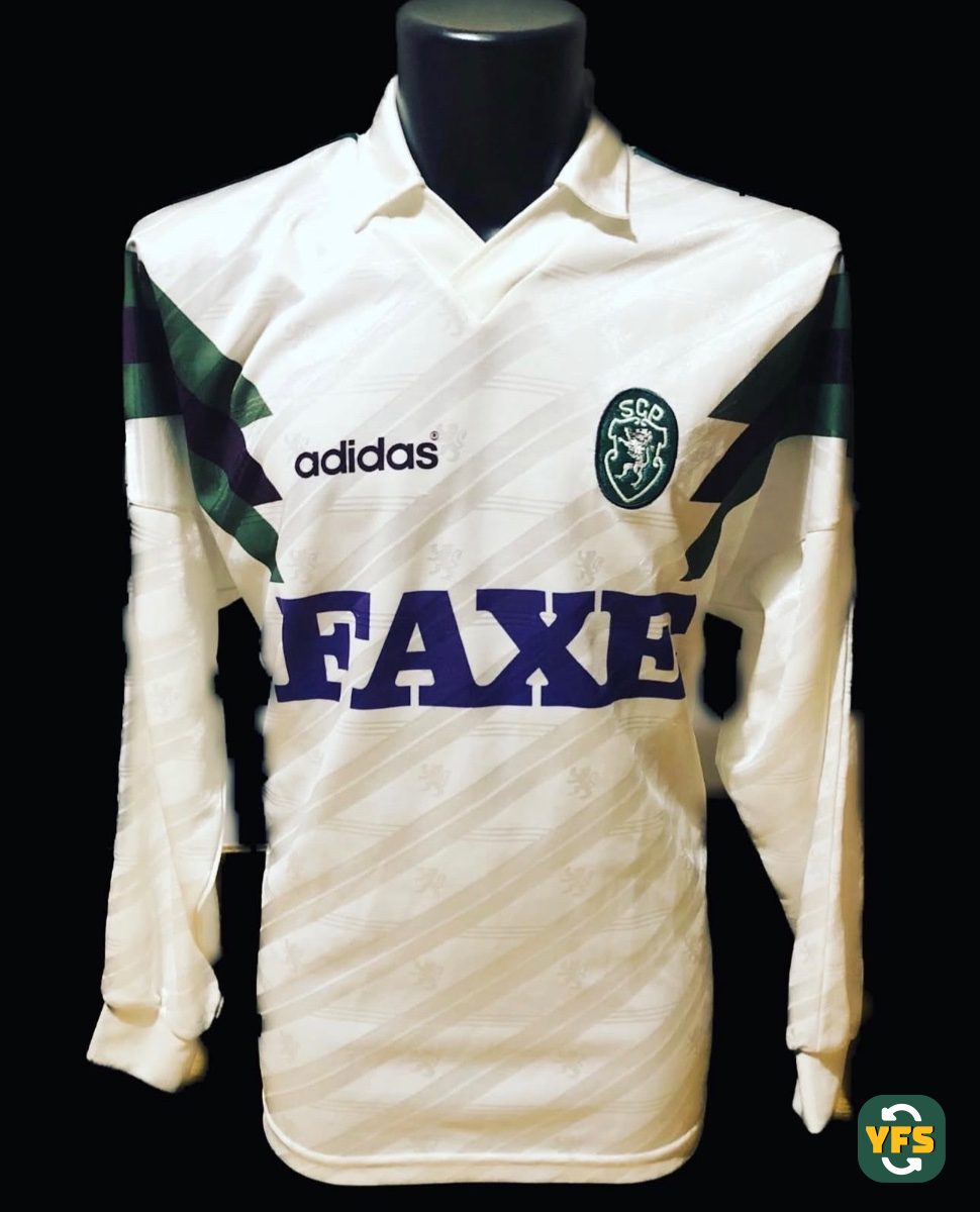 Sporting Clube Portugal 1994-1995 Away Issued Adidas - YourFootballShirt - Photo 1