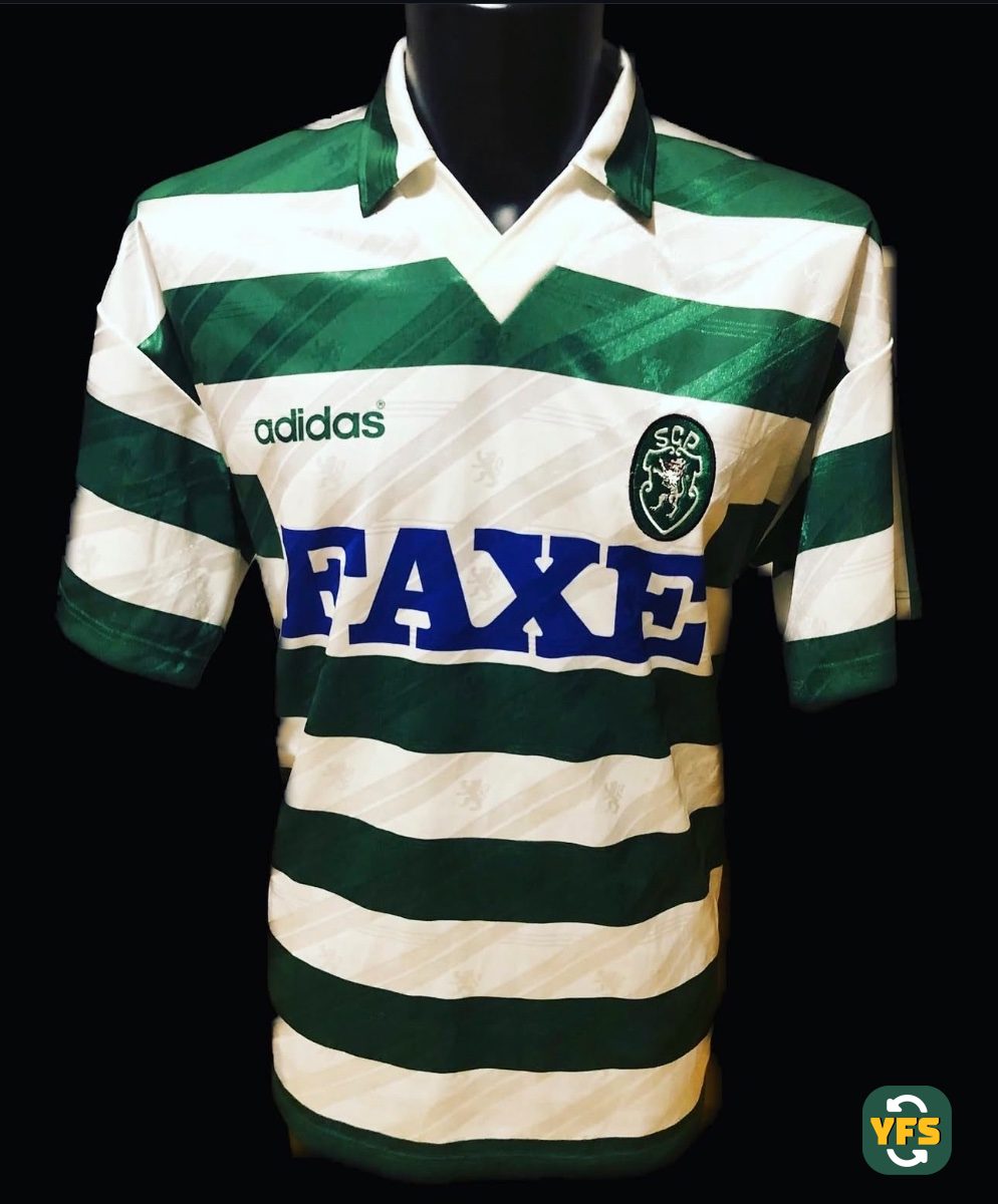 Sporting Clube Portugal 1993-1994 Home Match Worn Adidas - YourFootballShirt - Photo 1