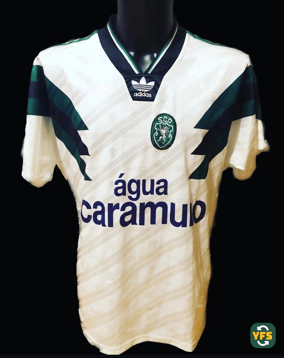 Sporting Clube Portugal 1992-1993 Away Issued Adidas - YourFootballShirt - Photo 1