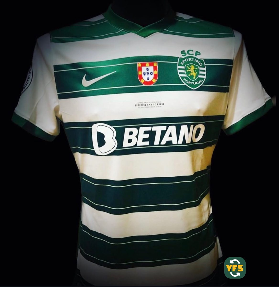 Sporting Clube Portugal 2021-2022 Home Issued Nike - YourFootballShirt - Photo 1