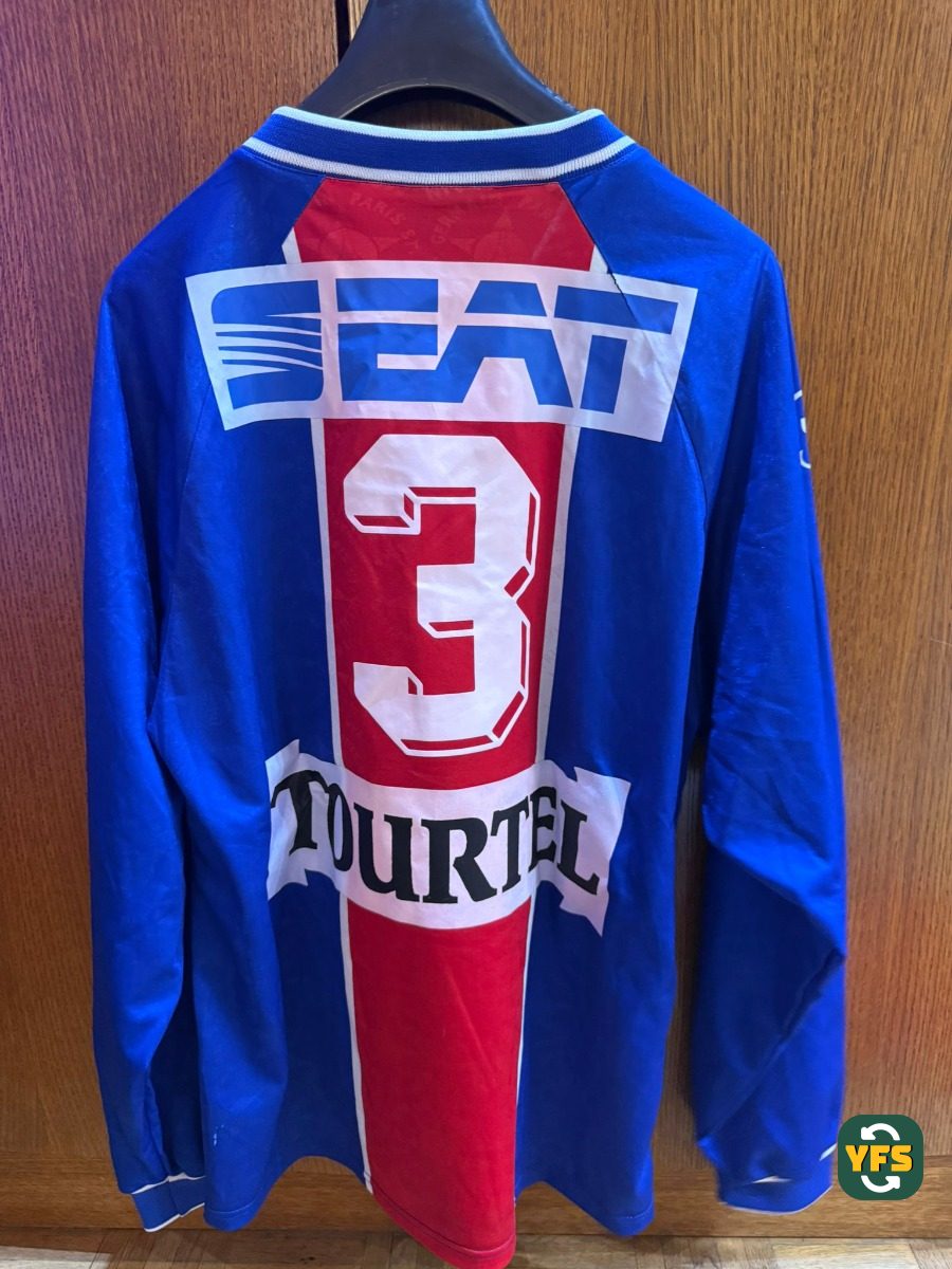 PSG 1994-1995 Home Match Worn Nike - YourFootballShirt - Photo 1
