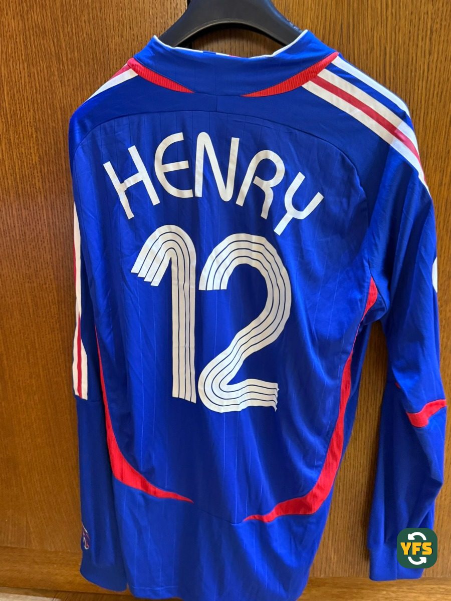 France 2006-2007 Home Match Worn Adidas - YourFootballShirt - Photo 1