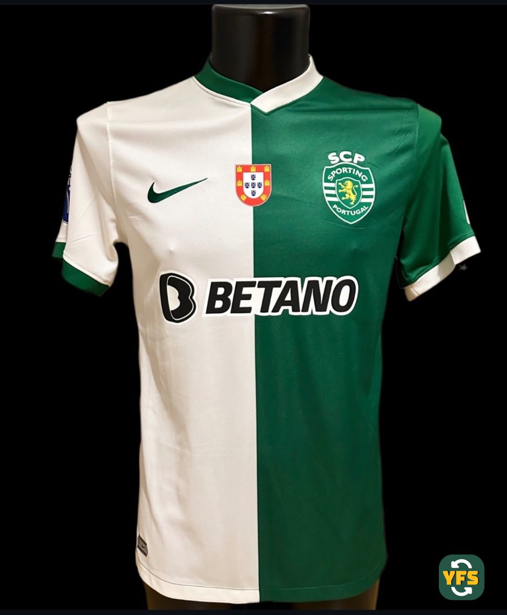 Sporting Clube Portugal 2021-2022 Third Match Worn Nike - YourFootballShirt - Photo 1