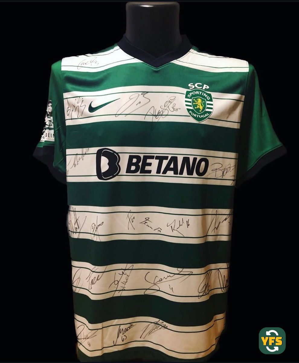 Sporting Clube Portugal 2022-2023 Home Match Worn Nike - YourFootballShirt - Photo 1