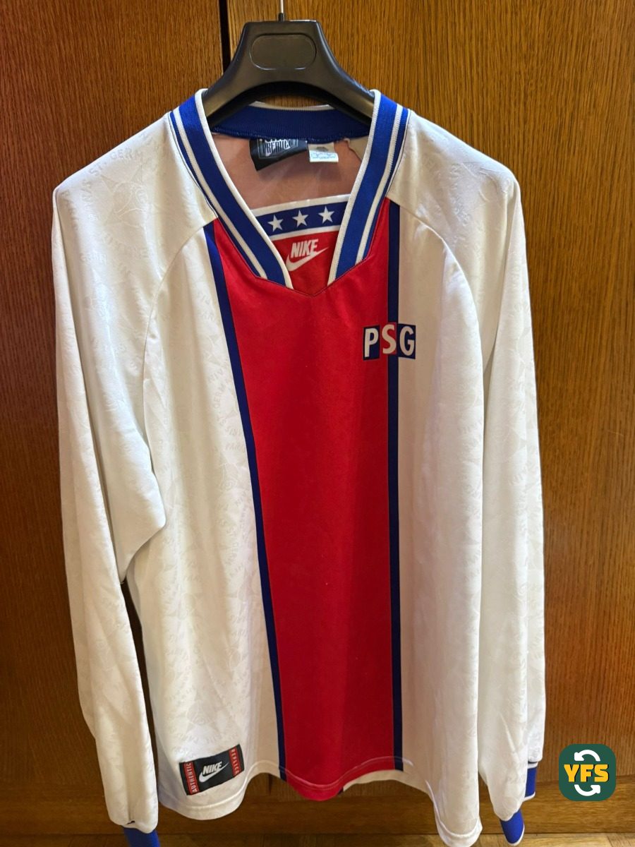 PSG 1994-1995 Away Issued Nike - YourFootballShirt - Photo 1