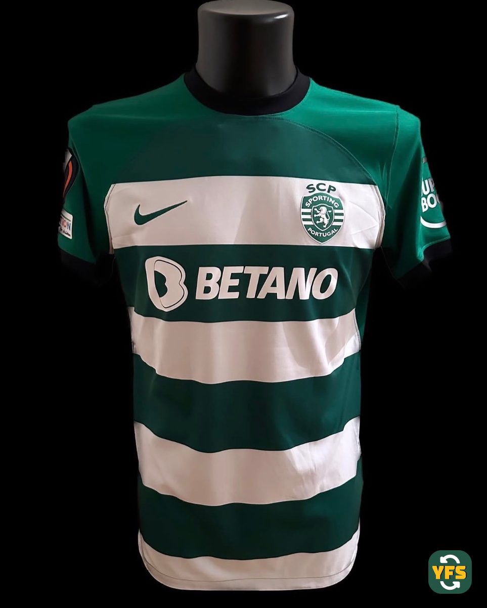 Sporting Clube Portugal 2023-2024 Home Match Worn Nike - YourFootballShirt - Photo 1