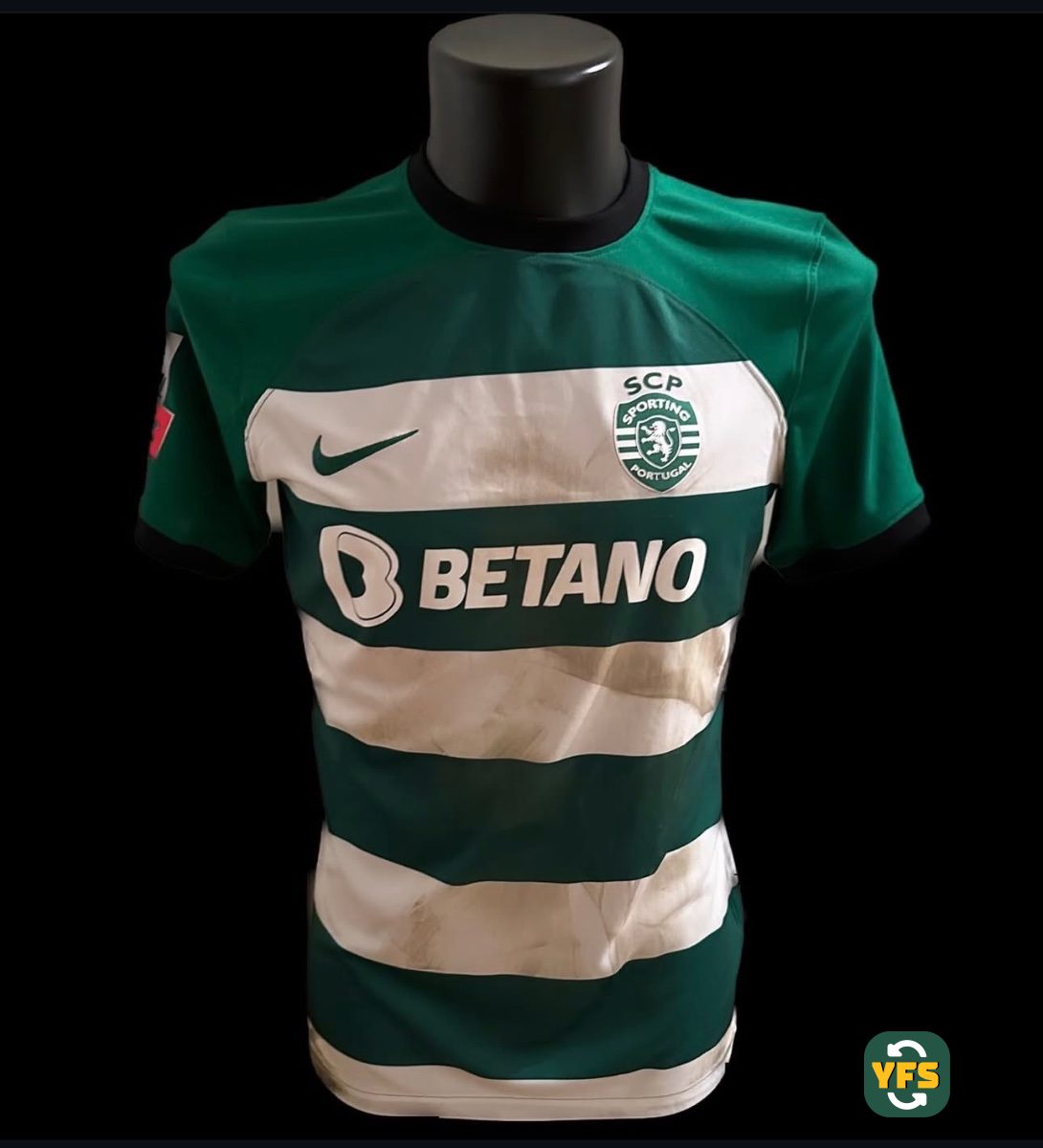Sporting Clube Portugal 2023-2024 Home Match Worn Nike - YourFootballShirt - Photo 1