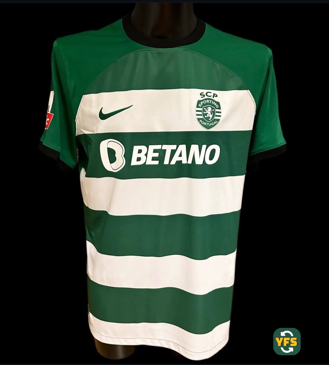 Sporting Clube Portugal 2023-2024 Home Match Worn Nike - YourFootballShirt - Photo 1