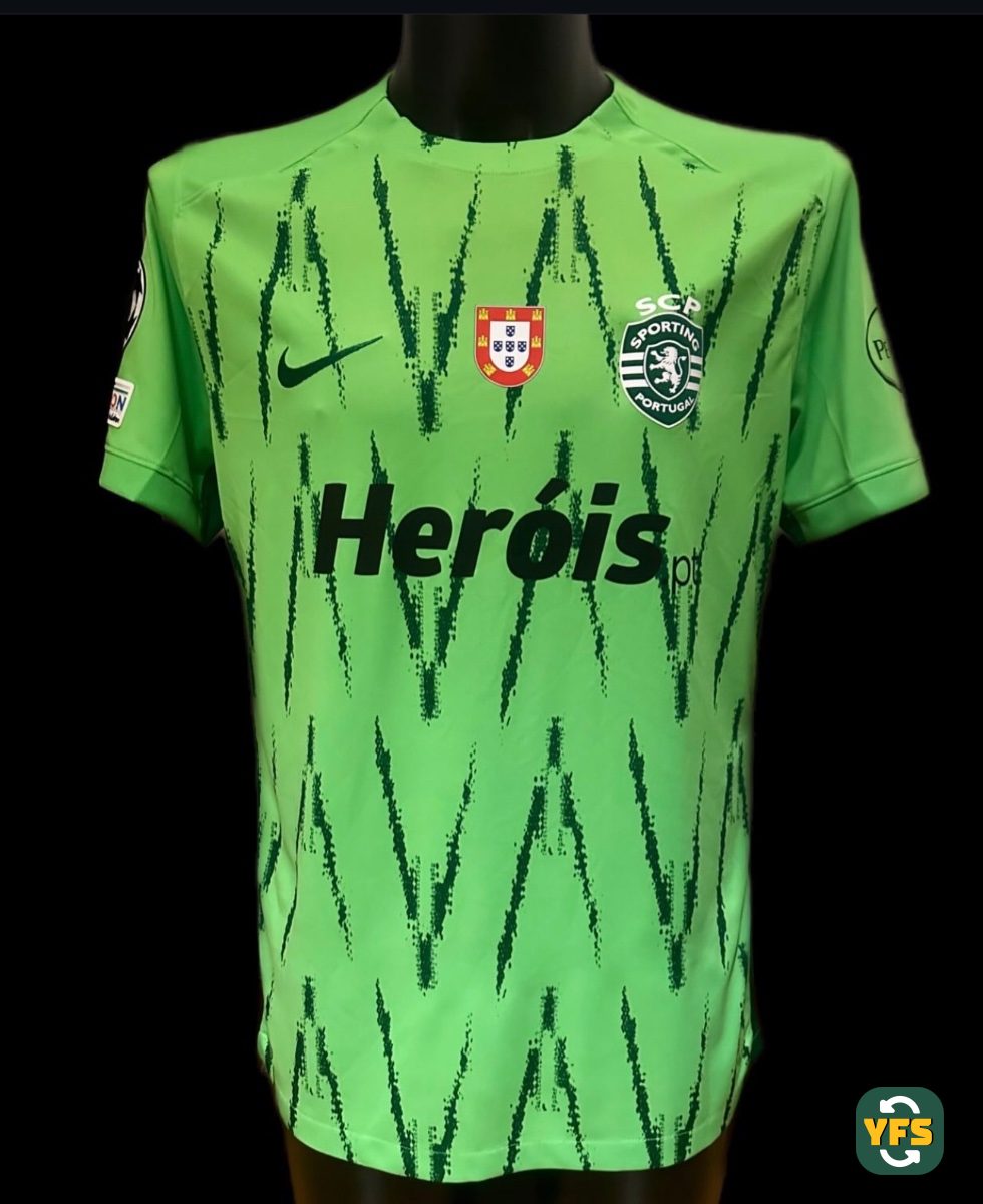 Sporting Clube Portugal 2024-2025 Third Match Worn Nike - YourFootballShirt - Photo 1