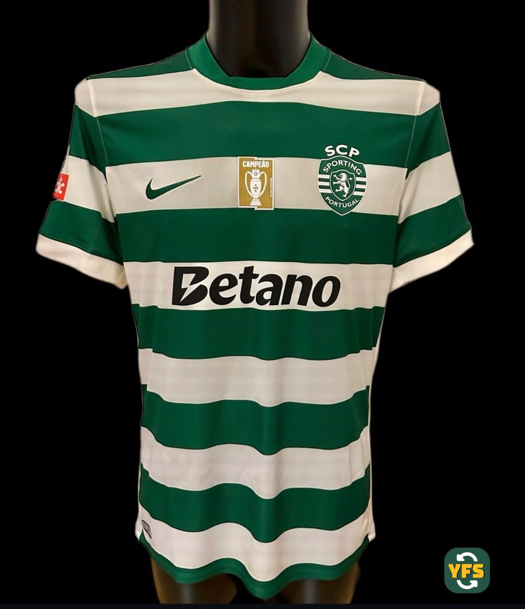 Sporting Clube Portugal 2025-2026 Home Match Worn Nike - YourFootballShirt - Photo 1