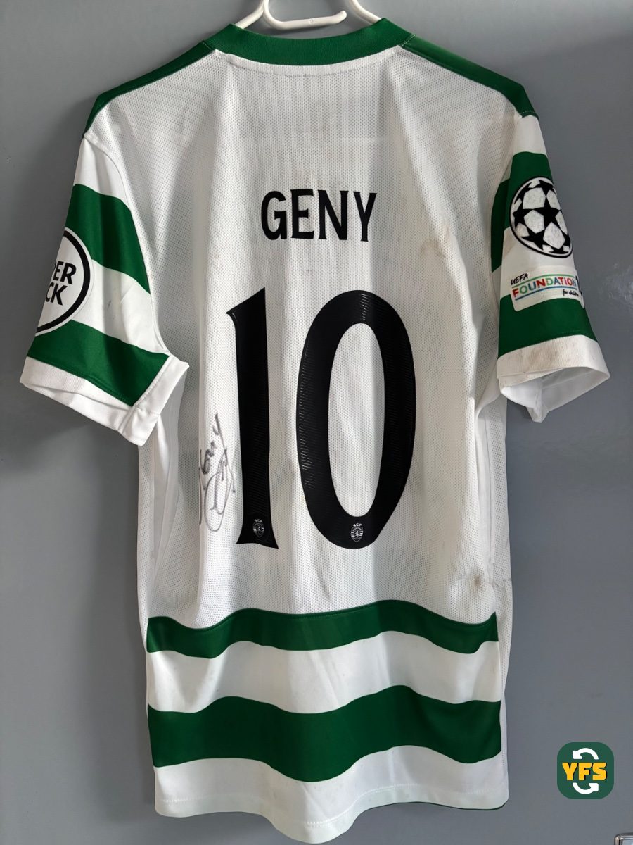 Sporting Clube Portugal 2025-2026 Home Match Worn Nike - YourFootballShirt - Photo 1