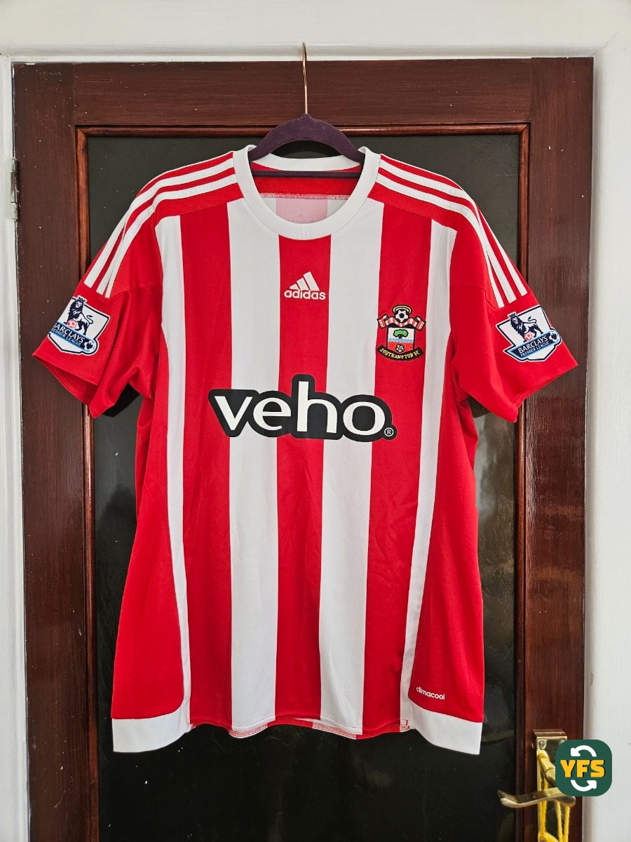 Southampton 2015-2016 Home Store Version Adidas - YourFootballShirt - Photo 1