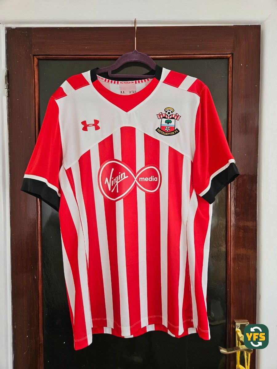 Southampton 2016-2017 Home Store Version Under Armour - YourFootballShirt - Photo 1