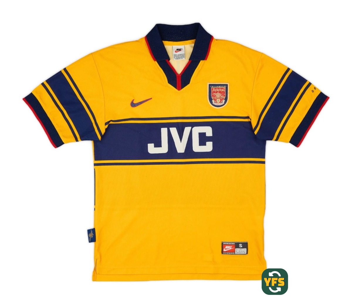Arsenal 1997-1998 Away Store Version Nike - YourFootballShirt